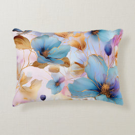 Ethereal Blauer Alkohol Alkohol Tinte Akzent Kisse Dekokissen