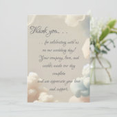 Ethereal Bliss Danke Karte (kreative Kanten) (Stehend Vorderseite)