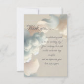 Ethereal Bliss Dankeskarte (Vorderseite)