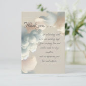 Ethereal Bliss Dankeskarte (Stehend Vorderseite)