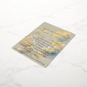 Ethereal Bliss Folie Einladungspostkarte (Gedreht)