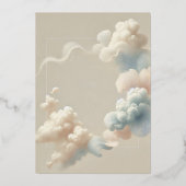 Ethereal Bliss Folieneinladung (Rückseite)