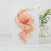 Ethereal Bloom Dankeskarte (Stehend Vorderseite)