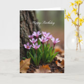 Ethereal Bloom Geburtstagskarte Karte (Gelbe Blume)