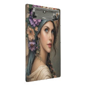 Ethereal Bloom Mini Klemmbrett (Schrägansicht)