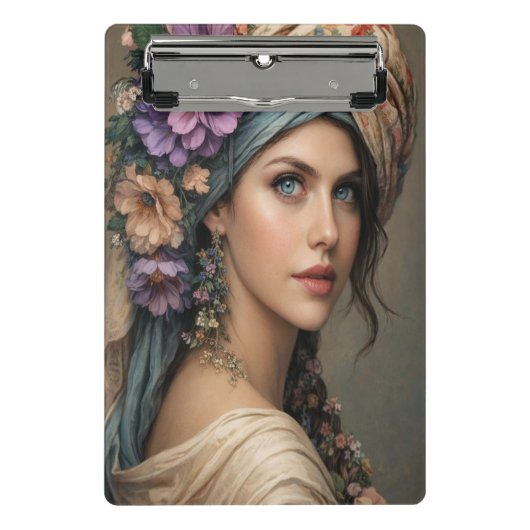 Ethereal Bloom Mini Klemmbrett (Vorderseite)