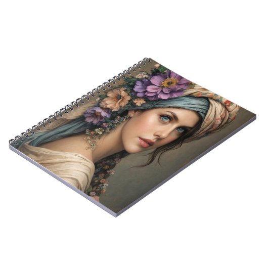 Ethereal Bloom Notizblock (Linke Seite)