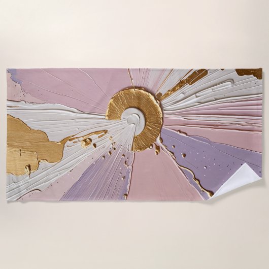 Ethereal Bloom Strandtuch (Vorderseite)