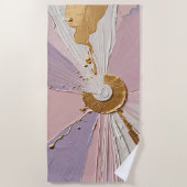 Ethereal Bloom Strandtuch (Vorderseite)