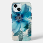 Ethereal Blue Blossom Case-Mate iPhone Hülle (Rückseite)