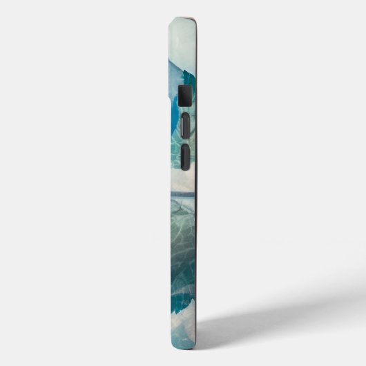 Ethereal Blue Blossom Case-Mate iPhone Hülle (Rückseite / Links)