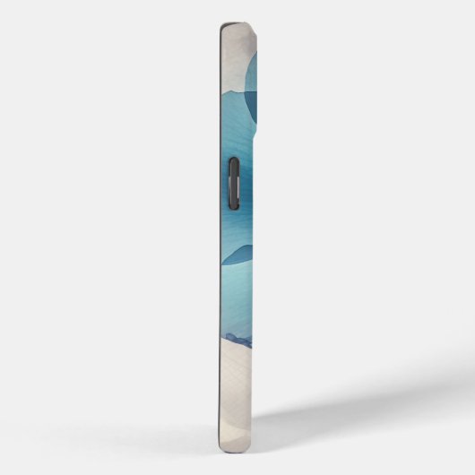 Ethereal Blue Blossom Case-Mate iPhone Hülle (Rückseite / Rechts)