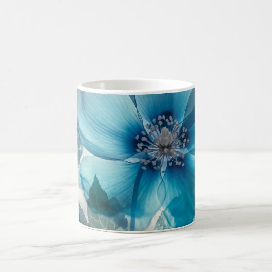 Ethereal Blue Blossom Kaffeetasse (Mittel)