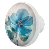 Ethereal Blue Blossom Keramikknauf (Rechts)