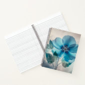 Ethereal Blue Blossom Notizblock (Innenseite)