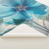 Ethereal Blue Blossom Sherpadecke (3/4)
