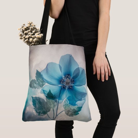 Ethereal Blue Blossom Tasche (Von Nahem)