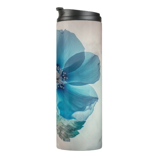 Ethereal Blue Blossom Thermosbecher (Nach rechts gedreht)