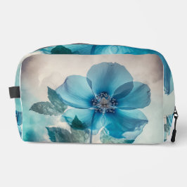 Ethereal Blue Blossom Waschbeutel