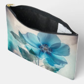 Ethereal Blue Blossom Zubehörtasche (Offen)