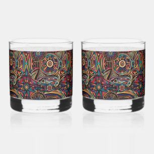 Ethereal Blue "Chronicle of the Ancients" Rocks Gl Whiskyglas