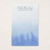 Ethereal Blue Watercolor Earring Juwelier Display (Vorderseite)