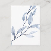 Ethereal Blue WEDDING Hotel Details Unterkunft Begleitkarte (Rückseite)