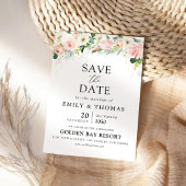 Ethereal Blush Save the Date Card