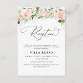 Ethereal Blush Wedding Reception Enclosure Card Begleitkarte (Vorderseite)