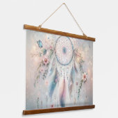 Ethereal Boho Dreamcatcher Wandteppich Mit Holzrahmen (Gewinkelt)
