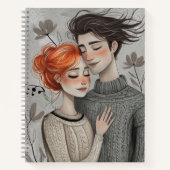 Ethereal Bond Spiral Notebook Notizblock (Vorderseite)