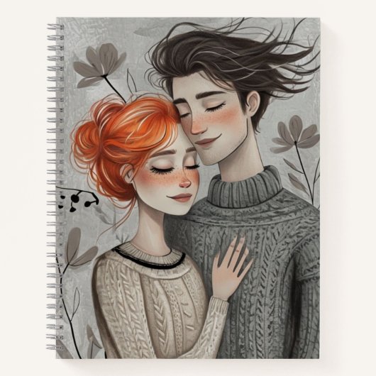 Ethereal Bond Spiral Notebook Notizblock (Vorderseite)