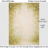 Ethereal Botanical Blindfold Woman FH6 Decoupage Seidenpapier