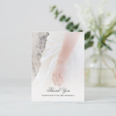 Ethereal Brides Hand Foto Brautparty Vielen Dank Postkarte (Stehend Vorderseite)