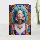 Ethereal Bridesmaid Vorschlag Danke Fantasy AI Karte (Vorderseite)