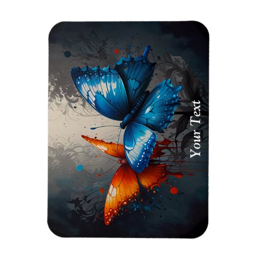 Ethereal Butterfly Dance Work Space Magnet (Vertikal)