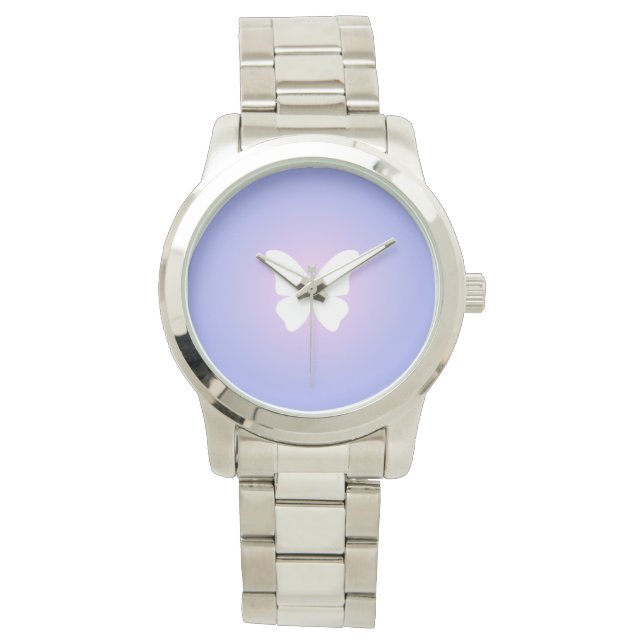 Ethereal Butterfly Glow Armbanduhr (Vorderseite)