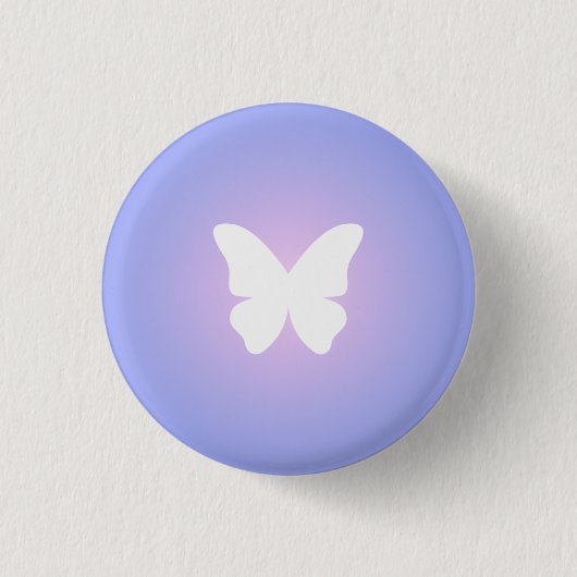 Ethereal Butterfly Glow Button (Vorderseite)