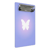 Ethereal Butterfly Glow Mini Klemmbrett (Schrägansicht)