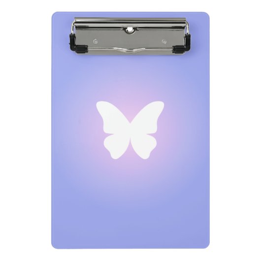 Ethereal Butterfly Glow Mini Klemmbrett (Vorderseite)