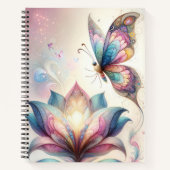 Ethereal-Butterfly-Notebook Notizblock (Vorderseite)