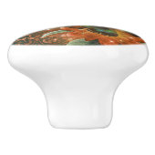 Ethereal Butterly Bokeh und Peony Aquamarin und Pe Keramikknauf (Seitenansicht)