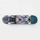 Ethereal Celestial Angel Anime Girl Skateboard (Horizontal)