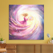 Ethereal Celestial Women: A Cosmic Journey Through Leinwanddruck (Insitu (Wohnzimmer))