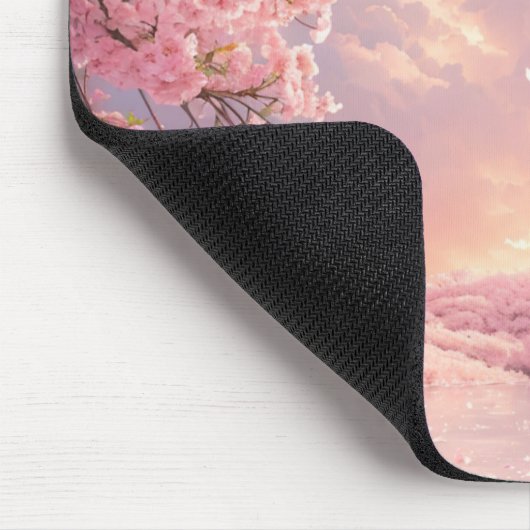 Ethereal Cherry Blossom Wasser Mousepad (Ecke)