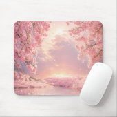 Ethereal Cherry Blossom Wasser Mousepad (Mit Mouse)