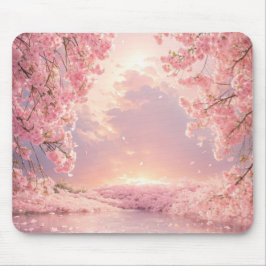 Ethereal Cherry Blossom Wasser Mousepad