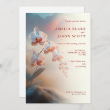 Ethereal Colors White Orchid Wedding