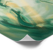 Ethereal Convergence: Sunlight Filtering Through t Poster (Ecke)