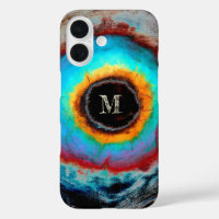 Ethereal Cosmic Eye Monogram Lebendige Abstrakte K
